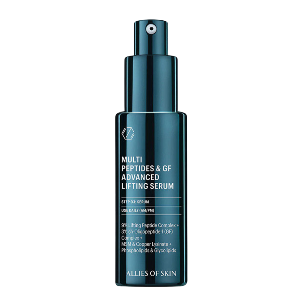 ALLIES OF SKIN Multi Peptides & GF Advanced Lifting Serum 50ml - Мультипептидна сироватка з ефектом ліфтингу